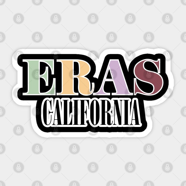 Eras Tour California Sticker by Likeable Design